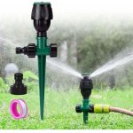 Snq - arroseur de jardin, arroseur pour pelouse circulaire automatique arrosage syst�me irrigation rotatif ...
