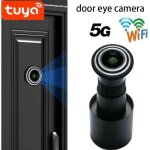Snq - camra judas de porte, visionneuse vido de porte vido hd 1080p, camra de scurit, yeux de chat ...