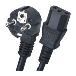 Snq - cee cble d'alimentation, 3 pin ac cordon lectrique secteur pour ordinateur portable, moniteurs ...