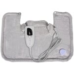 Coussin chauffant électrique pour épaules et nuque avec 6 niveaux de chauffage et fonction minuterie ... Coussin chauffant électrique pour épaules et nuque avec 6 niveaux de chauffage et fonction minuterie ...