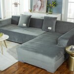 Housse de canap d'angle avec accoudoirs housse de canap canap de protection extensible en forme de ...