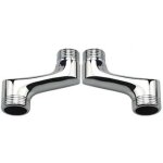 Snq - raccord contre coud� douche, laiton coud� r�ducteur, bras pivotant r�glable, raccord mural contre ...