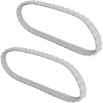 Rcx23002 courroies d'entranement exactes en caoutchouc compatible avec hayward aquavac tiger shark plus ...