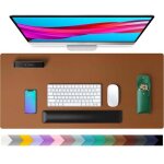 Snq - sous - main, tapis de bureau en cuir pu, tapis de souris, protection de bureau antid�rapante, bloc ...