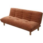 Bestmobilier - soan - banquette 2 places convertible clic - clac en velours texturé Bestmobilier - soan - banquette 2 places convertible clic - clac en velours texturé