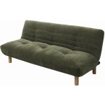 Soan - banquette 2 places convertible clic - clac en velours textur