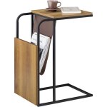 Fbt140 - pf table d'appoint bout de canap en forme c table basse  th meuble de salon vintage, structure ...