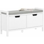 Sobuy - fsr146 - w banc à chaussures, banc d'entrée, banc de couloir, meuble de rangement pour entrée ... Sobuy - fsr146 - w banc à chaussures, banc d'entrée, banc de couloir, meuble de rangement pour entrée ...