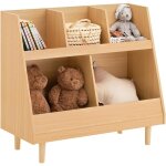 Kmb111 - n bibliothque enfant, tagre  livres, meuble rangement sur pieds pour enfant, meuble rangement ...