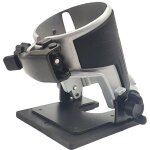 Socle en aluminium pour affleureuse, socle pour rainureuse, accessoire de travail du bois pour affleureuse ...