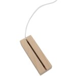 Socle lumineux rectangulaire en bois r2le 8 led couleur pour lampe de bureau, id�al pour les ?uvres d'art ...