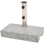 Socle de parasol granite rectangulaire 25 kg Socle de parasol granite rectangulaire 25 kg