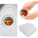 Vier de cuisine filtre, 100 pices tamis maille filet filtre  gouts filet maille jetable vier crpine ...