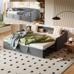 Sofa bed, clic clac convertible, canap� clic clac, canap� - lit pliable 90 / 180 x 200 cm en velours ...