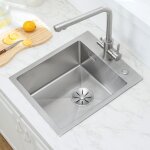 Sofetiy max - vier de cuisine en acier inoxydable, 40 x 48 cm, �vier � encastrer, 40 / 48 cm, �vier � ...