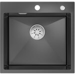 Sofetiy max - vier de cuisine en acier inoxydable, 50 x 48 cm, �vier � encastrer, 50 / 48 cm, �vier � ...