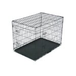 Soges - 110cm pet kennel chat chien pliant caisse en acier animal playpen fil mtal