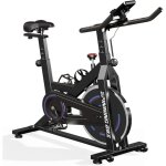 Soges v�lo d'appartement magn�tique � volant d'inertie 6 kg, �cran lcd, capteur de fr�quence cardiaque, ...