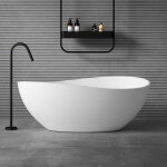 Doporro - sogood® baignoire Îlot ovale 160cm blanc mat vicenza911 en résine avec bonde 160x95x60 cm - ... Doporro - sogood® baignoire Îlot ovale 160cm blanc mat vicenza911 en résine avec bonde 160x95x60 cm - ...