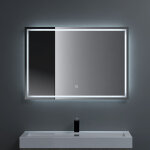 Sogood - doporro miroir de salle de bains lumineux avec clairage led glace clair interrupteur tactile ...