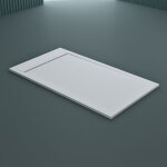 Sogood - receveur de douche 90x160 bac à douche ultra plat en fonte minérale blanc quore 90x160x3cm Sogood - receveur de douche 90x160 bac à douche ultra plat en fonte minérale blanc quore 90x160x3cm
