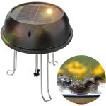 Rosvola - solaire pour bain d'oiseaux en forme de baignoire ronde 5v 0, 5 w agitateur � eau bubbler bubbler ...