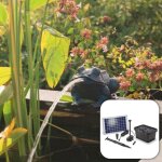 Solairepratique - fontaine solaire crapaud 600 l / h maxi