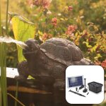 Solairepratique - fontaine solaire tortue 600 l / h maxi
