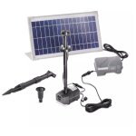 Solairepratique - kit pompe solaire bassin avec batterie et led 380l - 8w Solairepratique - kit pompe solaire bassin avec batterie et led 380l - 8w