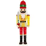 Costway soldat casse - noisette illuminé 166cm, soldat père noël avec métal base 100 lumières led chaudes, ... Costway soldat casse - noisette illuminé 166cm, soldat père noël avec métal base 100 lumières led chaudes, ...