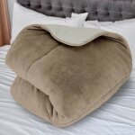 Soleil d ocre - couette doublée polaire microfibre 140x200 cm bicolore ivoire et sable, par soleil d'ocre ... Soleil d ocre - couette doublée polaire microfibre 140x200 cm bicolore ivoire et sable, par soleil d'ocre ...