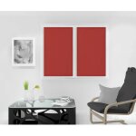 Dolly brise bise, rouge, par soleil d'ocre - 90 x 120 cm - rouge