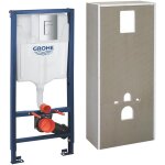 Solido + - bti - support pour wc suspendu, plaque de dclenchement even, chrome 36528000 - grohe