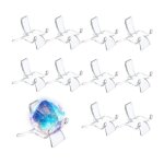 10 pcs support de prsentation, chevalets en plastique prsentoirs, mini chevalets et support assiette ...