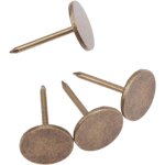 100pcs clou tapissier punaise clous de tapissiers en fer  tte plate de style vintage, pour meubles, ...