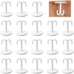 Lot de 18 crochets adhésifs en plastique pour plafond - crochets muraux adhésifs pour torchons, crochets ... Lot de 18 crochets adhésifs en plastique pour plafond - crochets muraux adhésifs pour torchons, crochets ...