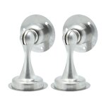 Lot de 2 butées de porte magnétiques en acier inoxydable, sans perçage, pour installer des butées de ... Lot de 2 butées de porte magnétiques en acier inoxydable, sans perçage, pour installer des butées de ...