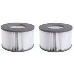 Lot de 2 cartouches filtrantes pour spa gonflable mspa, filtres pour spa gonflable - sollbry