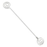 Lot de 2 cuillres  miel en acier inoxydable - longueur : 20. 5 cm - spirale de miel - cuillre  confiture ...