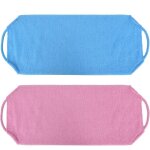 2 gommage arrire loofah exfoliant, sangle lave dos, sangle gommage loofah pour bain, eponge loofah exfoliante ...
