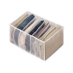 Lot de 2 organisateur pliable tissu organisateur de tiroir pliable boîte de rangement à 7 compartiment ... Lot de 2 organisateur pliable tissu organisateur de tiroir pliable boîte de rangement à 7 compartiment ...