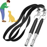 Sollbry - 2 paquets de sifflet chien, sifflet pour chien pour le rappel, sifflet ultrason chien anti ...