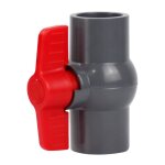 2 robinets  bille en pvc, conduites d'eau, joints de rparation en plastique, diamtre intrieur 40mm, ...