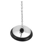 2pcs bouchon de vidange, bouchon de baignoire universel avec longue chaîne à billes en métal et anneau ... 2pcs bouchon de vidange, bouchon de baignoire universel avec longue chaîne à billes en métal et anneau ...