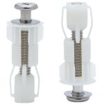 Sollbry - 2pcs vis d'expansion pour couvercle de toilette fixation abattant wc vis pour lunette toilette ...