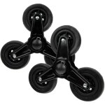 2x roues de chariot de courses pliables, roues d'escalier utilitaires, pices de rparation portables, ...