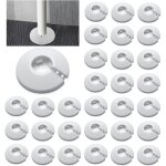 Sollbry - lot de 30 rosettes simples pour tuyau de chauffage, cache - tuyau, rosace de recouvrement, ...