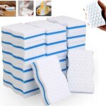 Sollbry - 32pcs eponges magiques blanches - epaisseur 25 mm, eponge en m�lamine de nettoyage, gomme magique ...