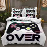 3d manette de jeu jeu vidéo homme jeunesse noir sets de housses de couettes parure de lit housse de couette ... 3d manette de jeu jeu vidéo homme jeunesse noir sets de housses de couettes parure de lit housse de couette ...