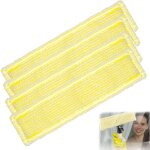 Sollbry - 4 pcs bonnettes microfibre accessoire pour krcher nettoyeur de vitres wv 2 / wv5